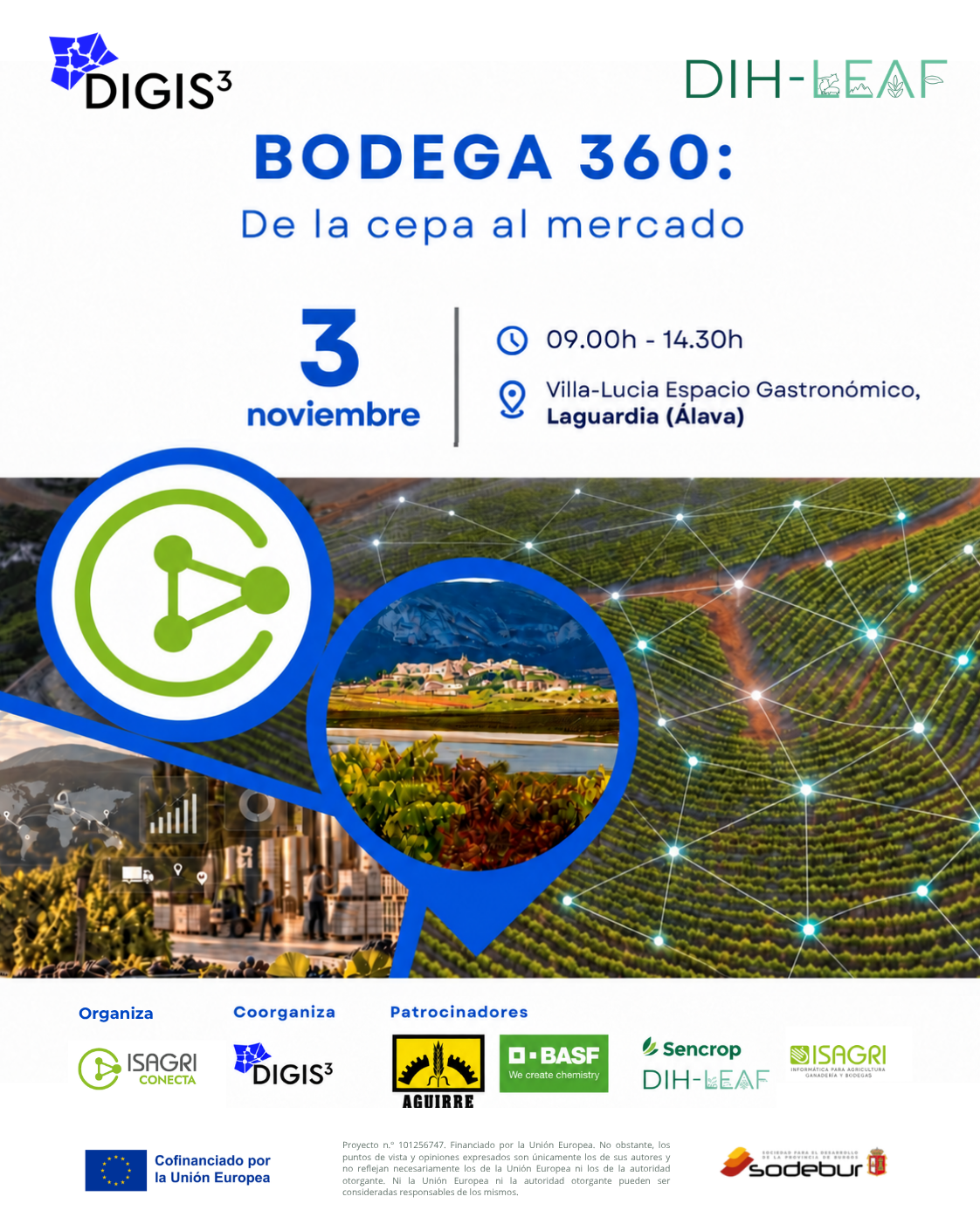 Cartel DIH-LEAF - DIGIS3- BODEGA 360